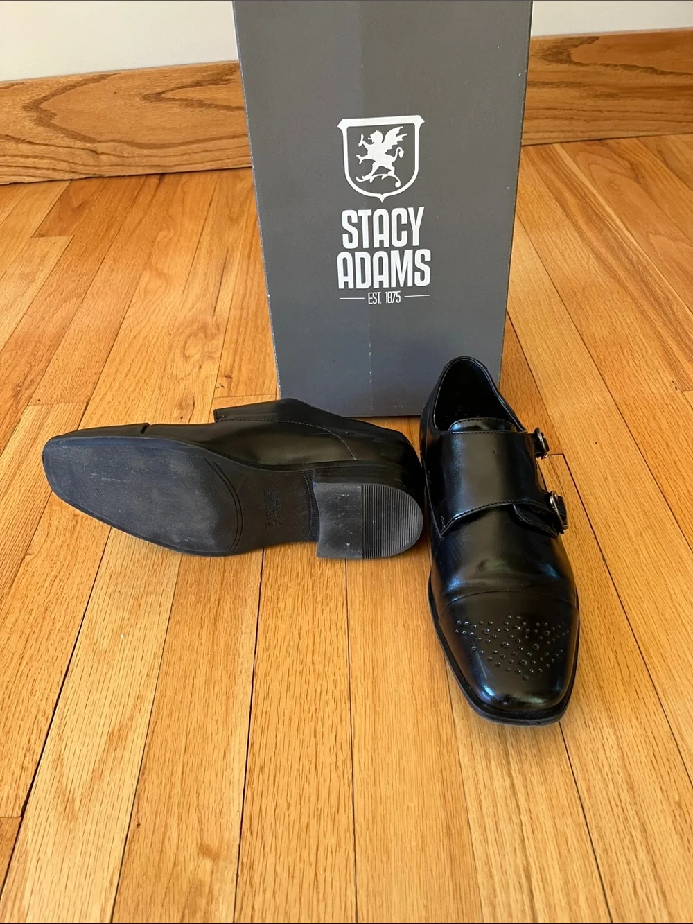 Stacy Adams polished black